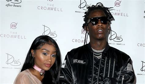 who is young thug dating